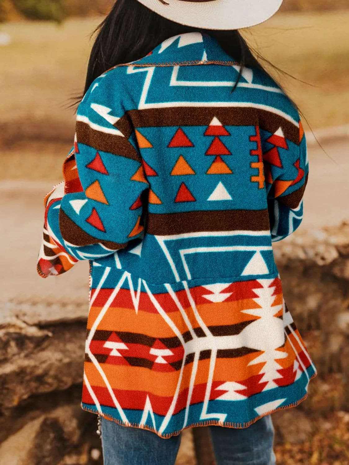 Chic long sleeve collared jacket - Love Salve